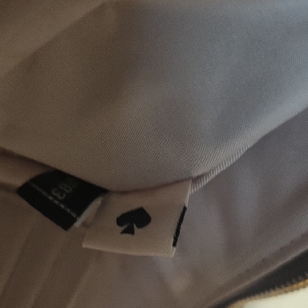 kate spade Leopard Print Crescent Shoulder Bag with Brown Trim - Picture 5 of 7